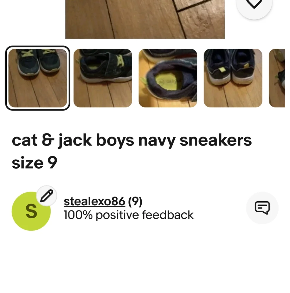 Cat & Jack Kids Black and Yellow Sneakers